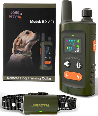 Collar entrenamiento perros IPX7 recargable 4 modos
