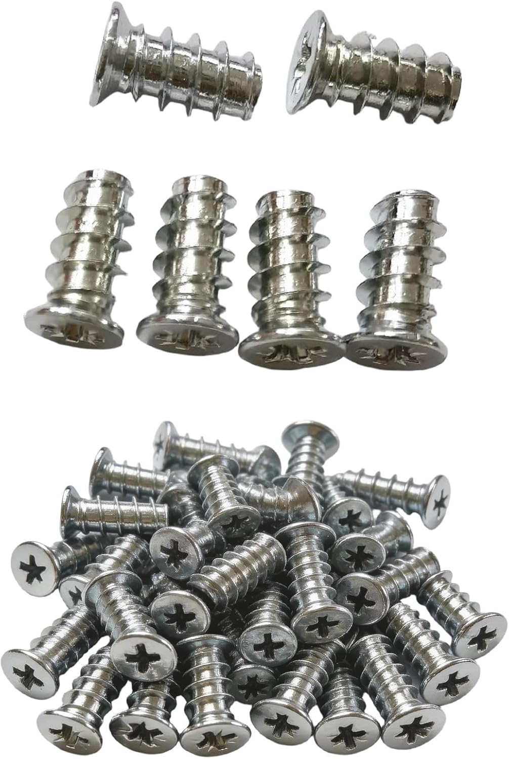 Tornillos para muebles set 50 pzas accesorios deslizantes cajones