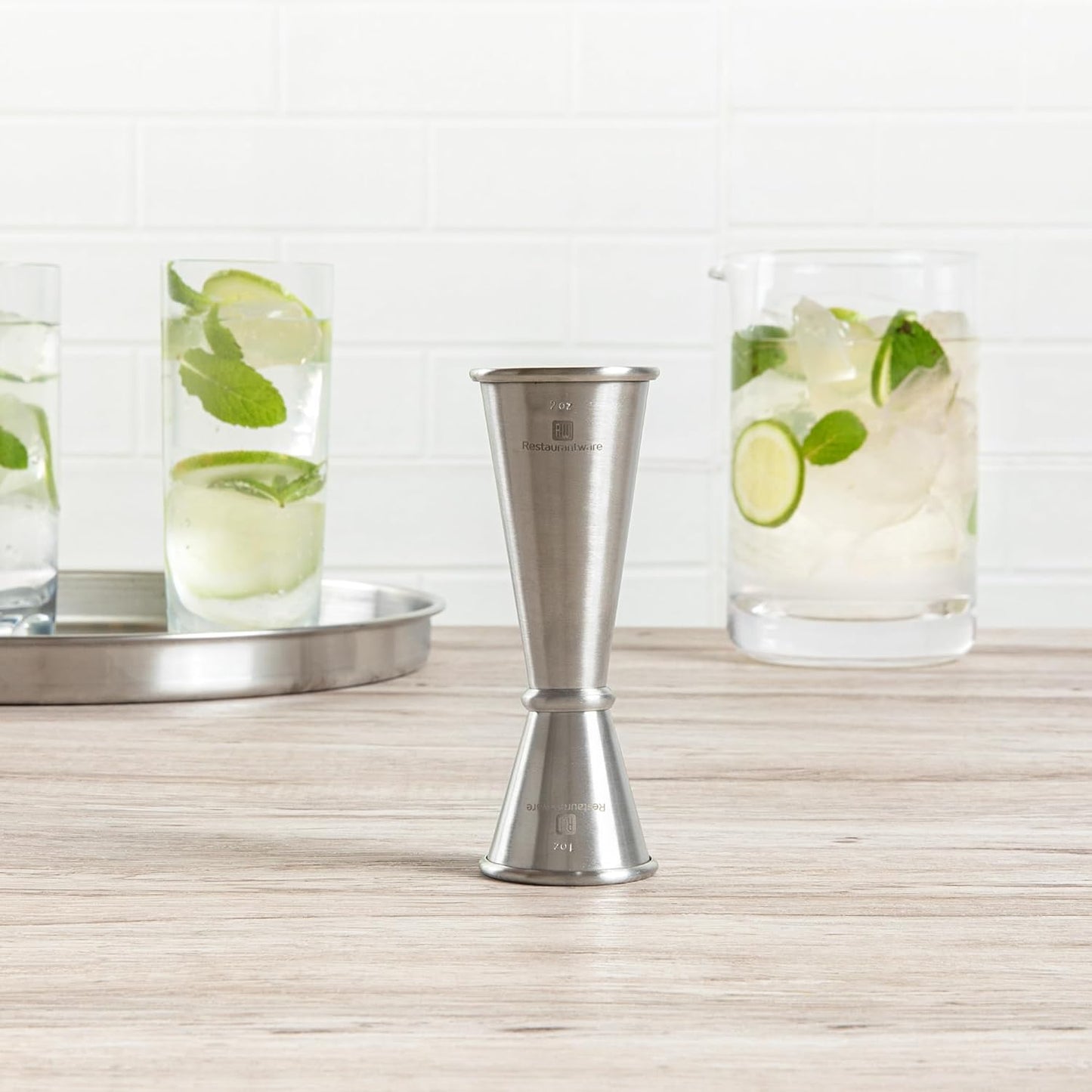 Jigger Bar 1oz/2oz Acero Inox Estilo Japonés