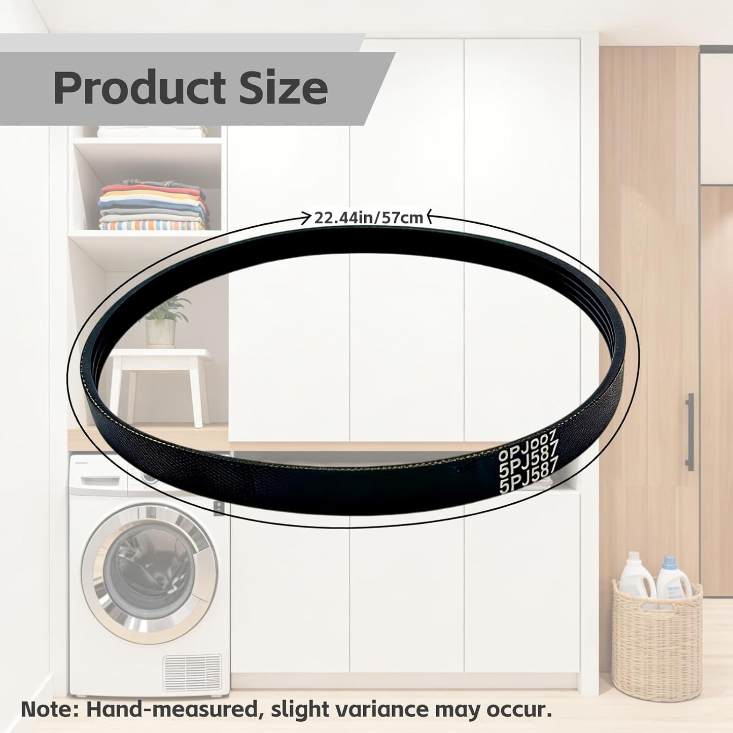 2 Correas Transmisión Lavadora WE12X27300 Negro Comp GE