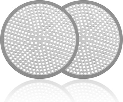 Colador drenaje baño acero inox redondo set 2