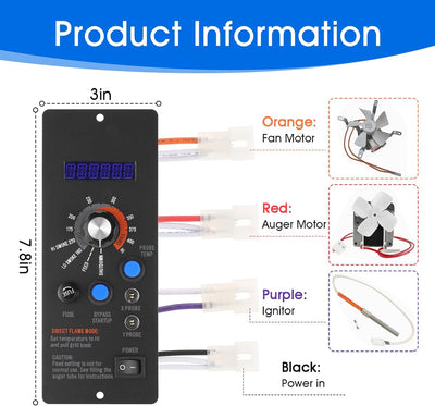 Kit controlador termostato digital Camp Chef con sondas carne