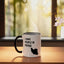 Taza Cerámica Persa Negro/Blanco