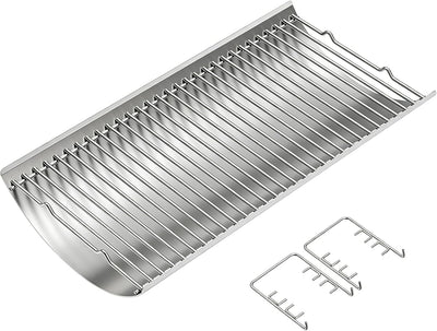 Bandeja ceniza acero inox 27pulg reemplazo parrilla carbón