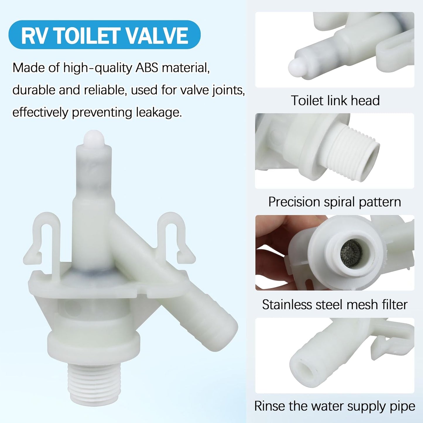 Kit repuesto válvula inodoro RV comp Dometic 300-321