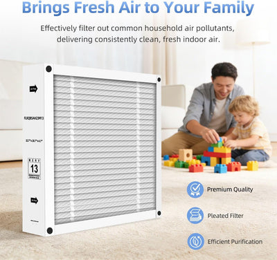 Filtro aire MERV13 22.7x20.7x4.7pulg comp Trane plegable