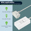 Regulador intensidad lámpara enchufable cable 6.1pies blanco