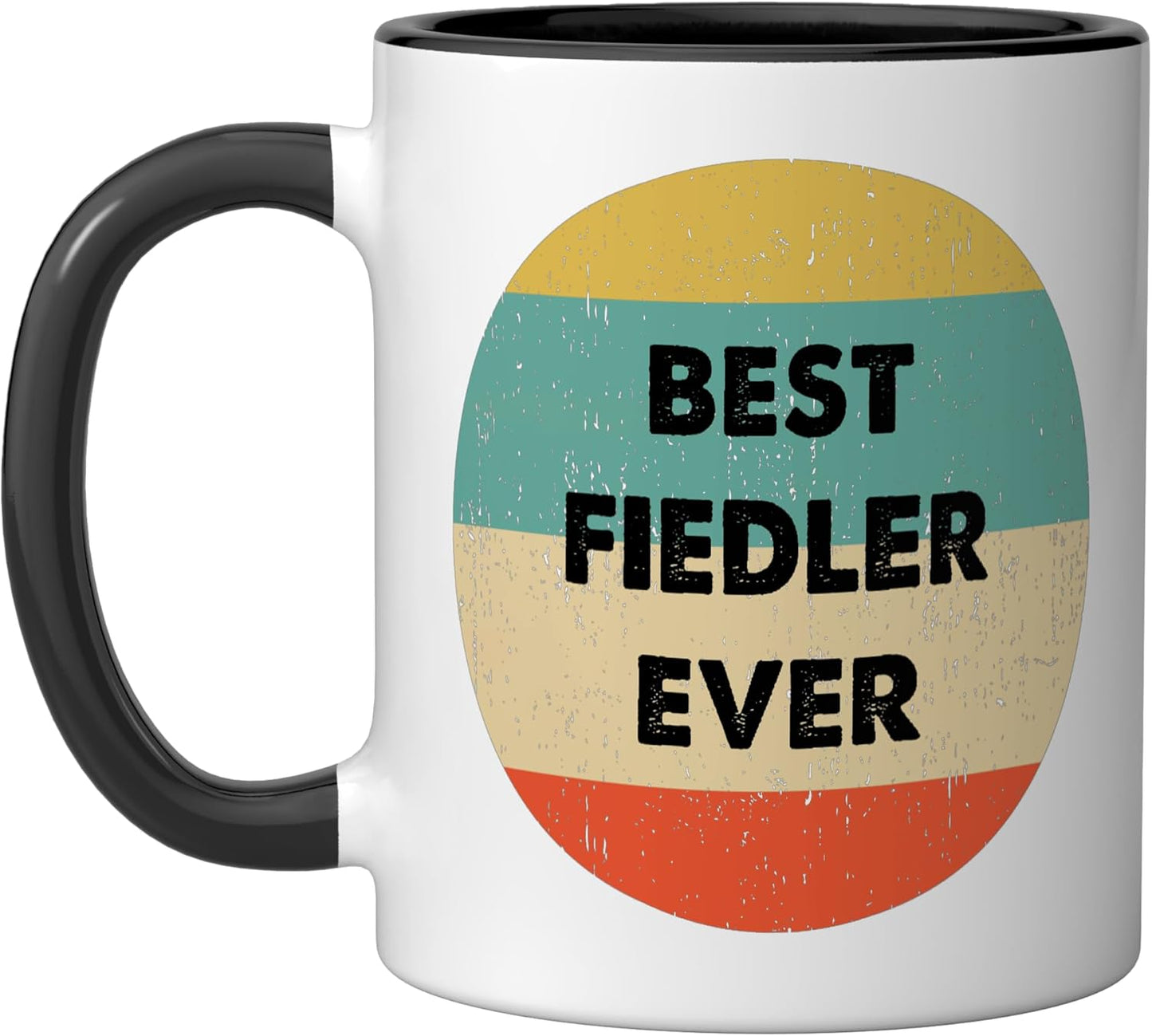 Taza Cerámica Fiedler Negro/Blanco