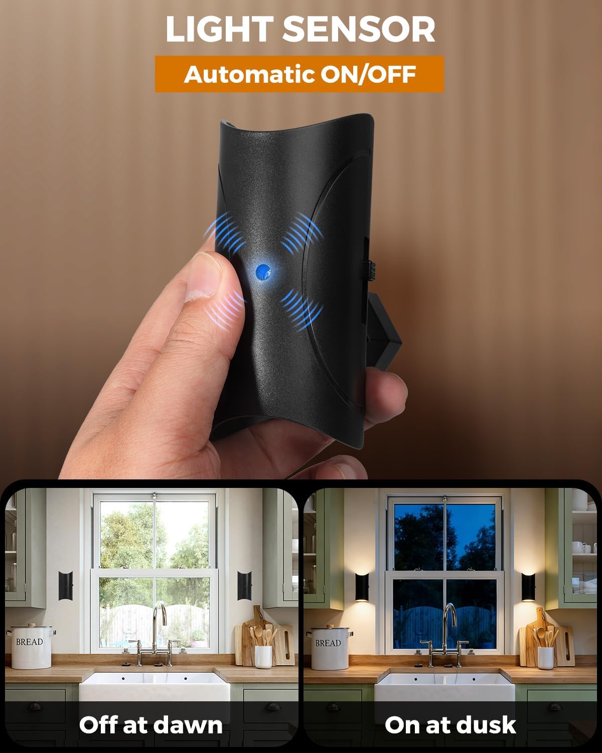 2 Luces Nocturnas Enchufables LED Regulable 0-100lm Blanco Cálido