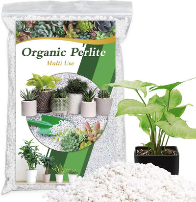 Perlita orgánica para plantas interior y exterior drenaje aireación
