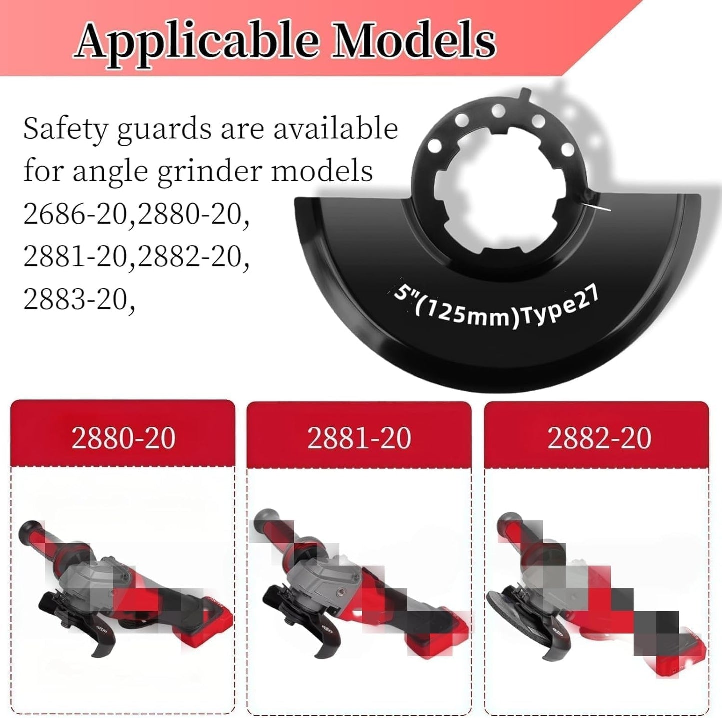 Protector cuchilla amoladora 5 pulg tipo 27 comp Milwauk-ee