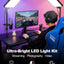 Pack 2 Luces LED Estudio 3000-6500K Soporte Tripode y Telefono