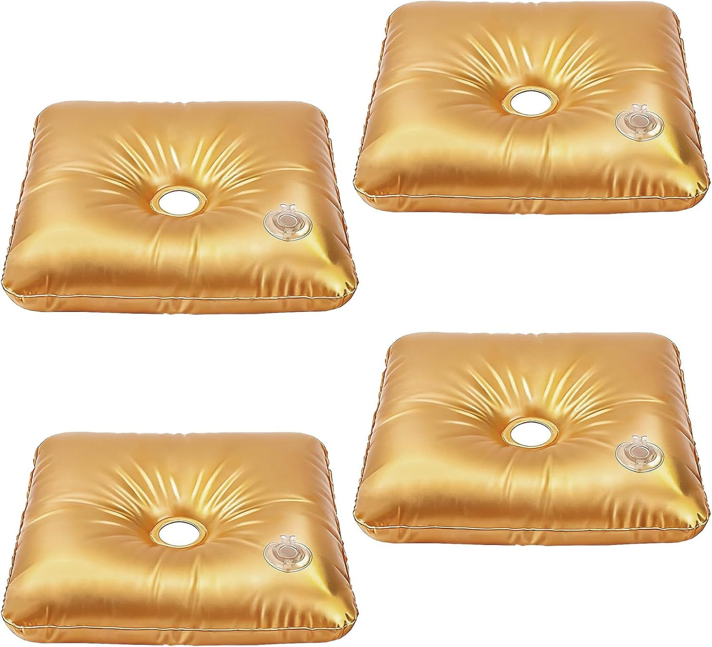 2 Bolsas Rellenable Agua Base Cuadrada Soporte Globos 10lb