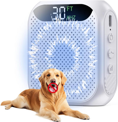 Dispositivo antiladridos perro ultrasónico 30pies recargable