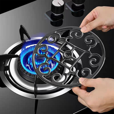 Reductor anillo gas soporte quemador hierro fundido antideslizante