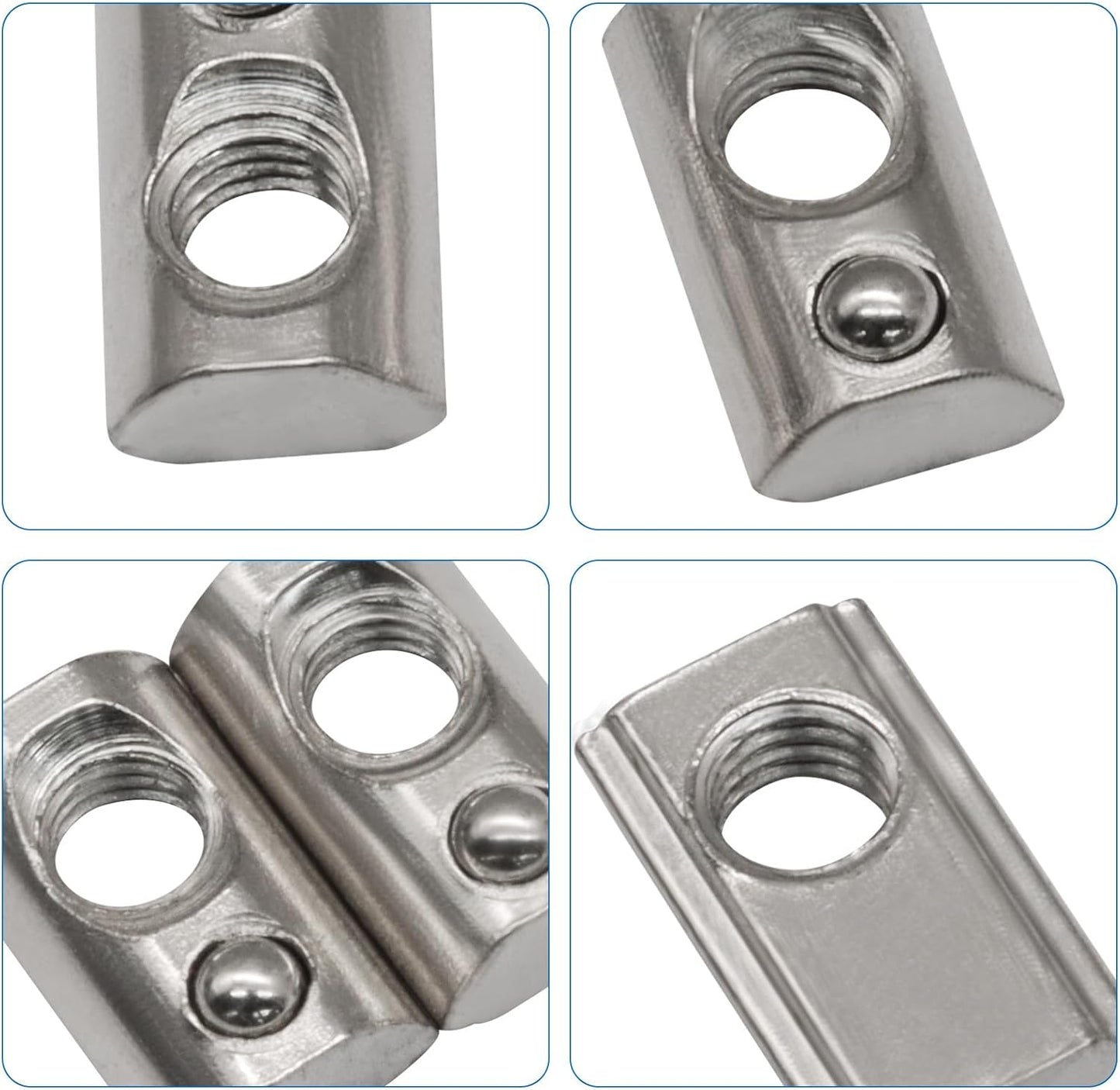 50 Tuercas En T M5 Serie 2020 para Extrusión Aluminio