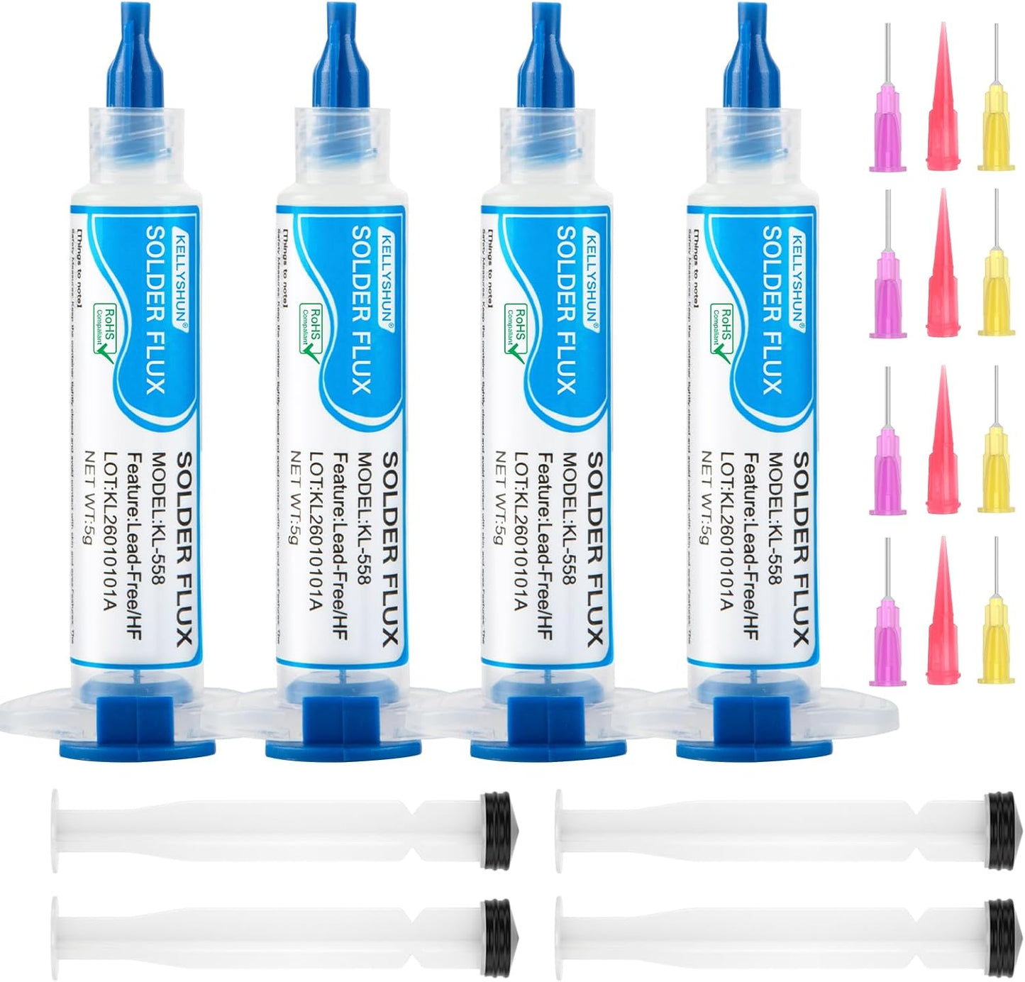 Pasta fundente 5ml 4 pack para soldadura