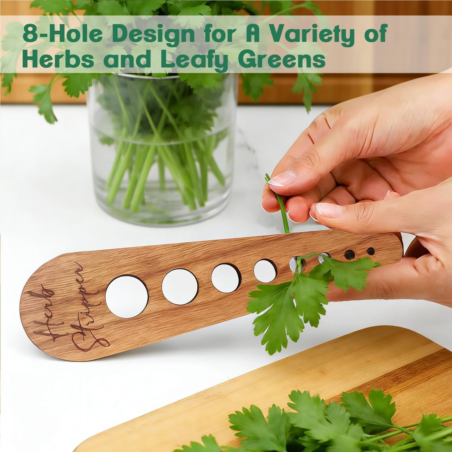Tijeras hierbas separador hojas verduras 5 cuchillas cocina