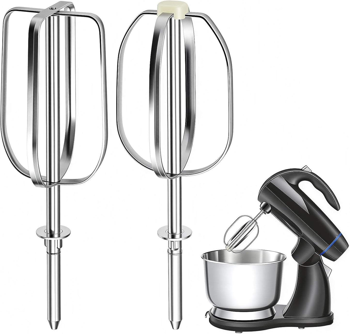 Batidores repuesto comp Sunbeam Mixmaster 2355-2364 acero inox