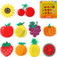 10 Imanes decorativos frutas 3D gran tamaño para nevera oficina