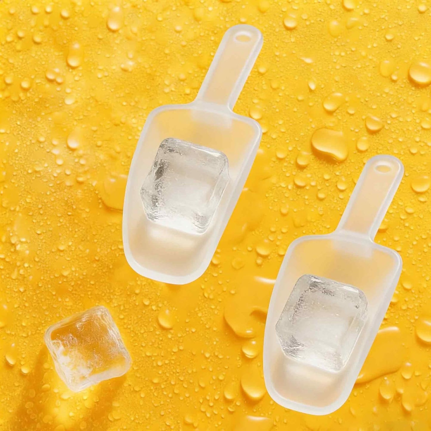 2 Cucharas Plástico para Hielo Bar Congelador