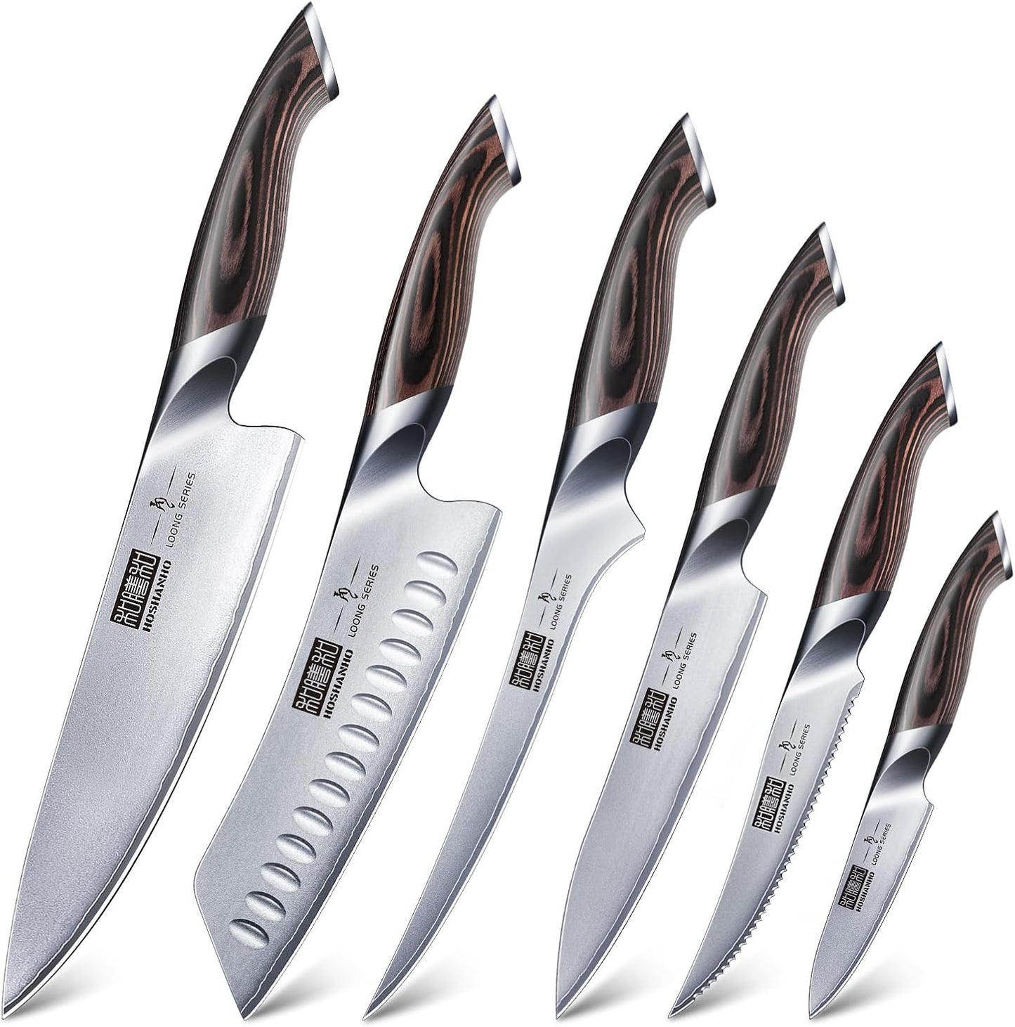 Cuchillo Tomate Acero Inox 5pulg Set 5 Pzas