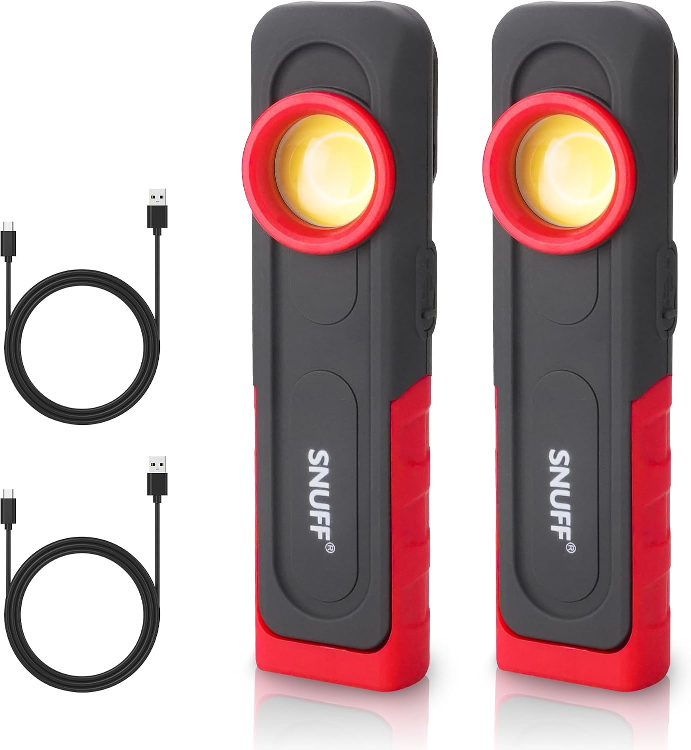 Luz recargable auto 600LM magnética 2700/6500K LED trabajo detalles