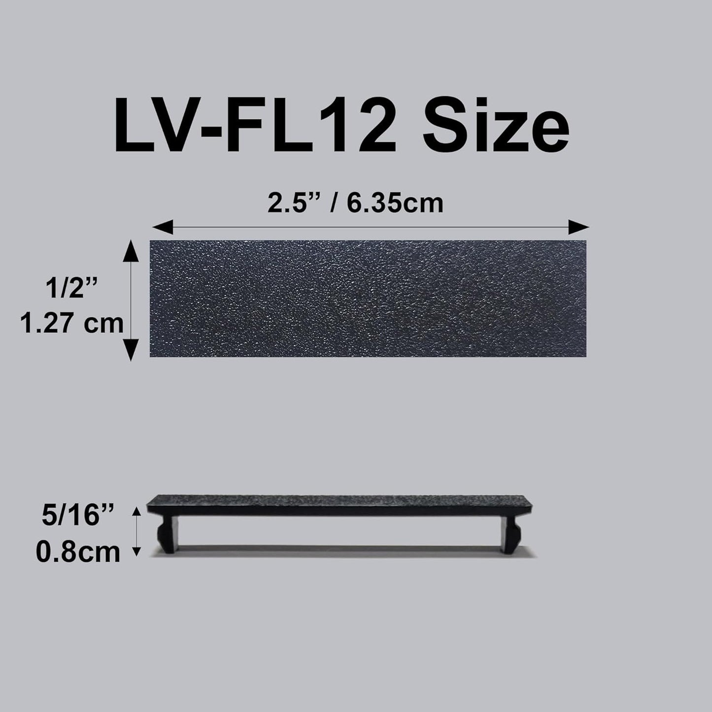 Placa relleno universal tipo A 1/2x2.5 pulg blanca