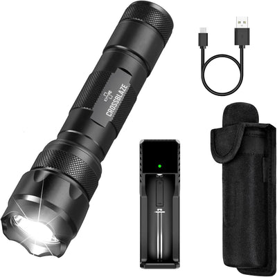 Linterna táctica LED 1000lúmenes con funda magnética