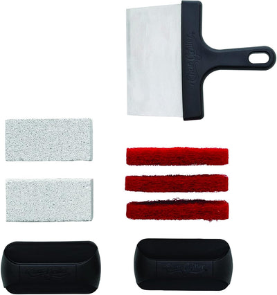 Kit limpieza parrilla gas hierro plano negro