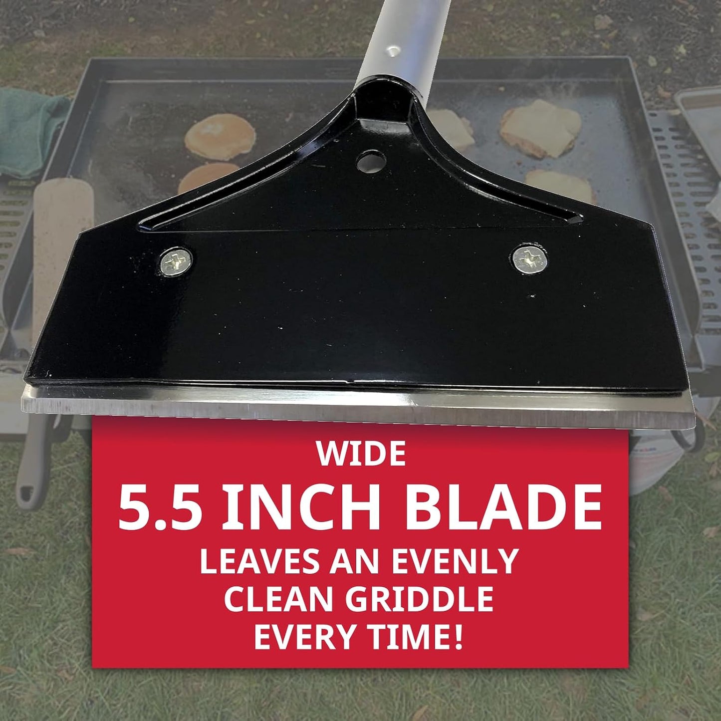 Raspador parrilla plana 15.5pulg cuchilla reemplazable