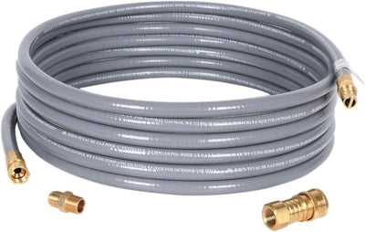 Manguera gas natural 24pulg adaptador 3/8 hembra a 1/2 macho