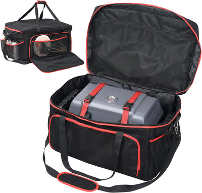 Bolsa almacenamiento herramientas parrilla resistente plegable