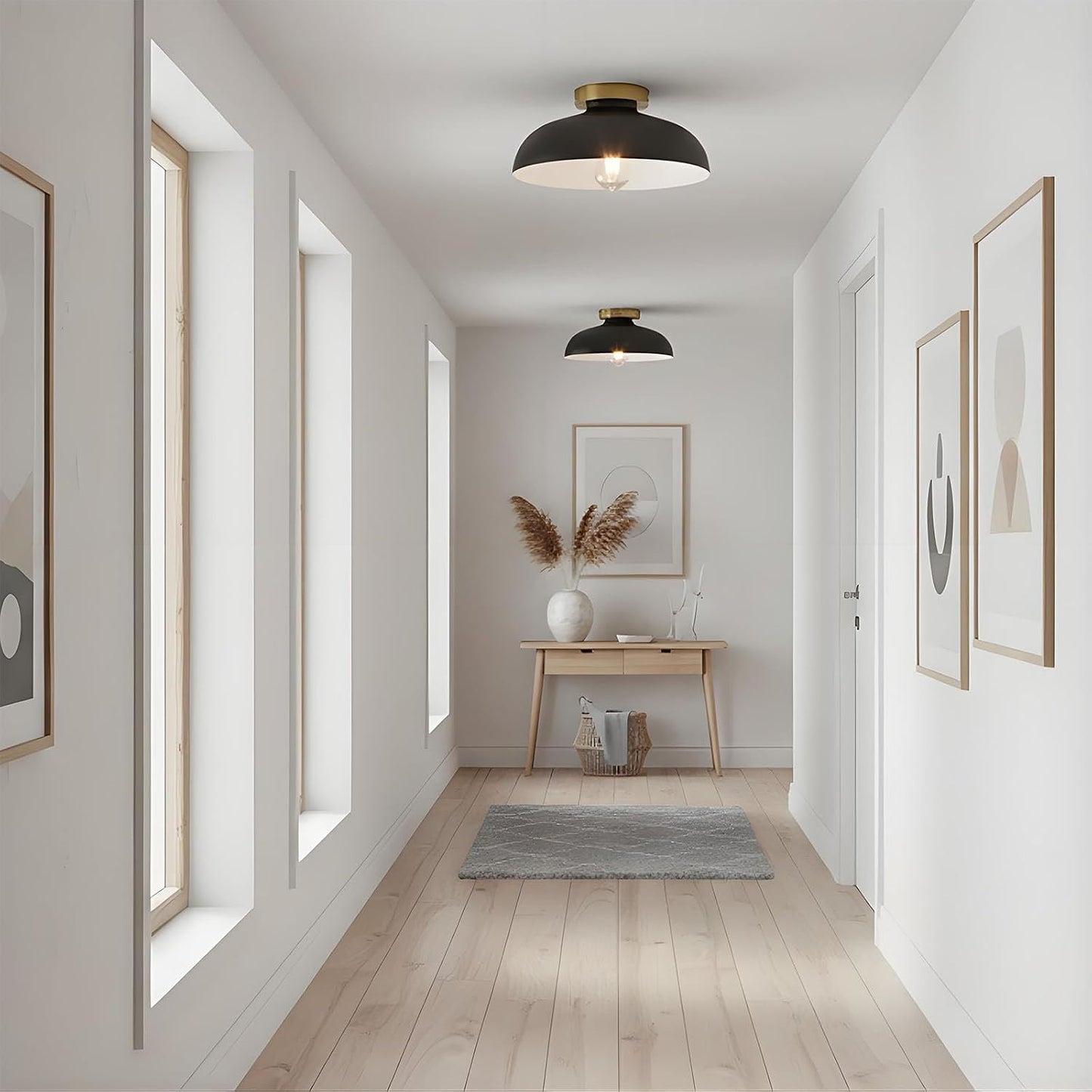 Lámpara techo moderna E26 cerámica para cocina y dormitorio