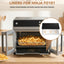 5 Forros Horno Ninja Air Freidora 12x12pulg Antiadherente