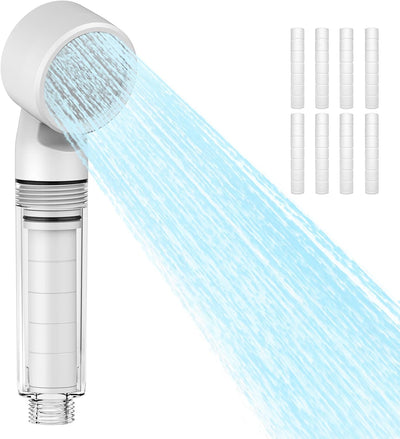 Cabezal ducha filtrado con 3 modos y interruptor