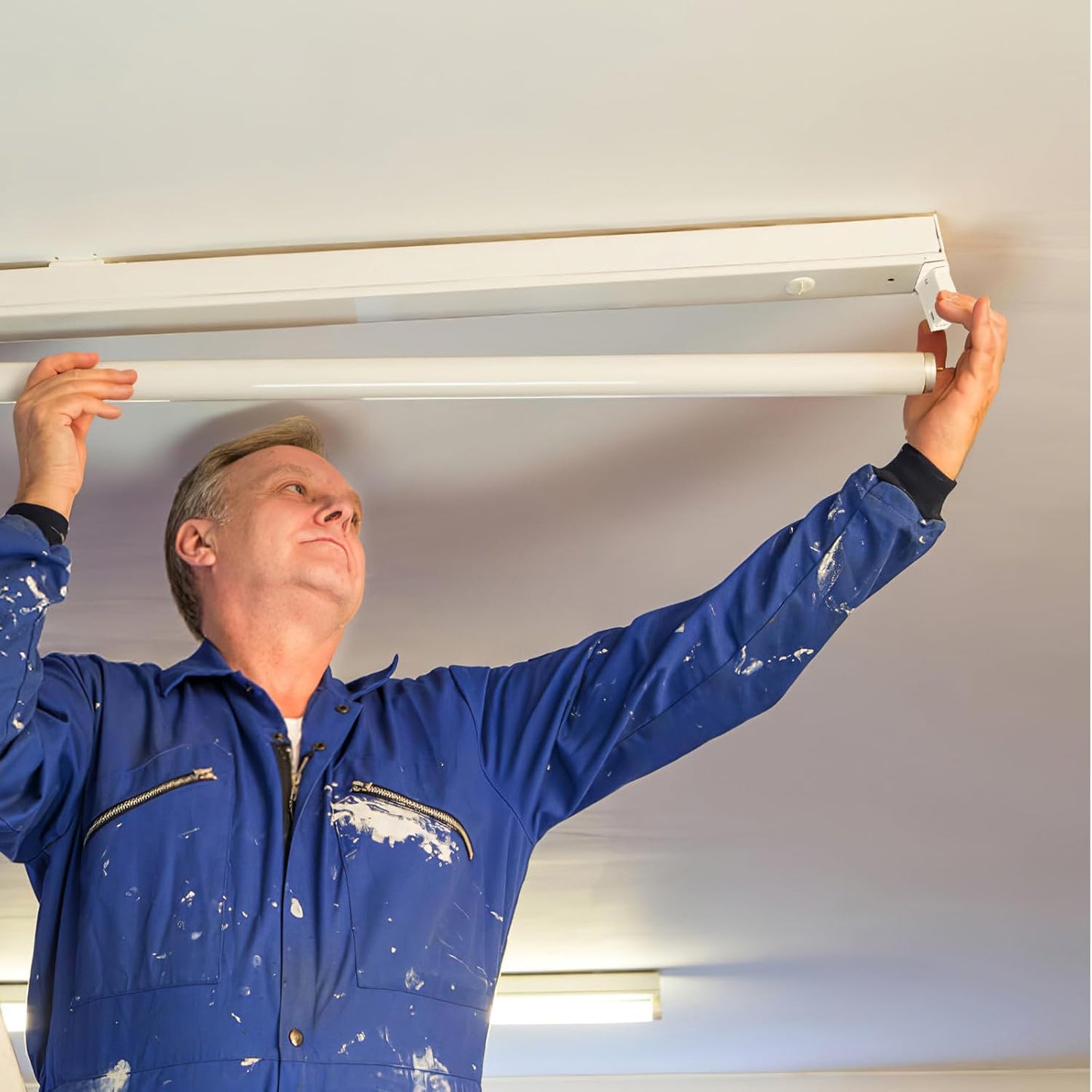 10 Pzas Soportes Lámpara T8/T12 para Tubos de Luz