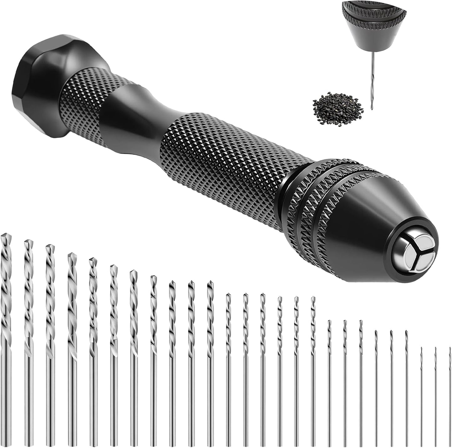 Set 27 Brocas Micro HSS para Madera con Caja Plástica