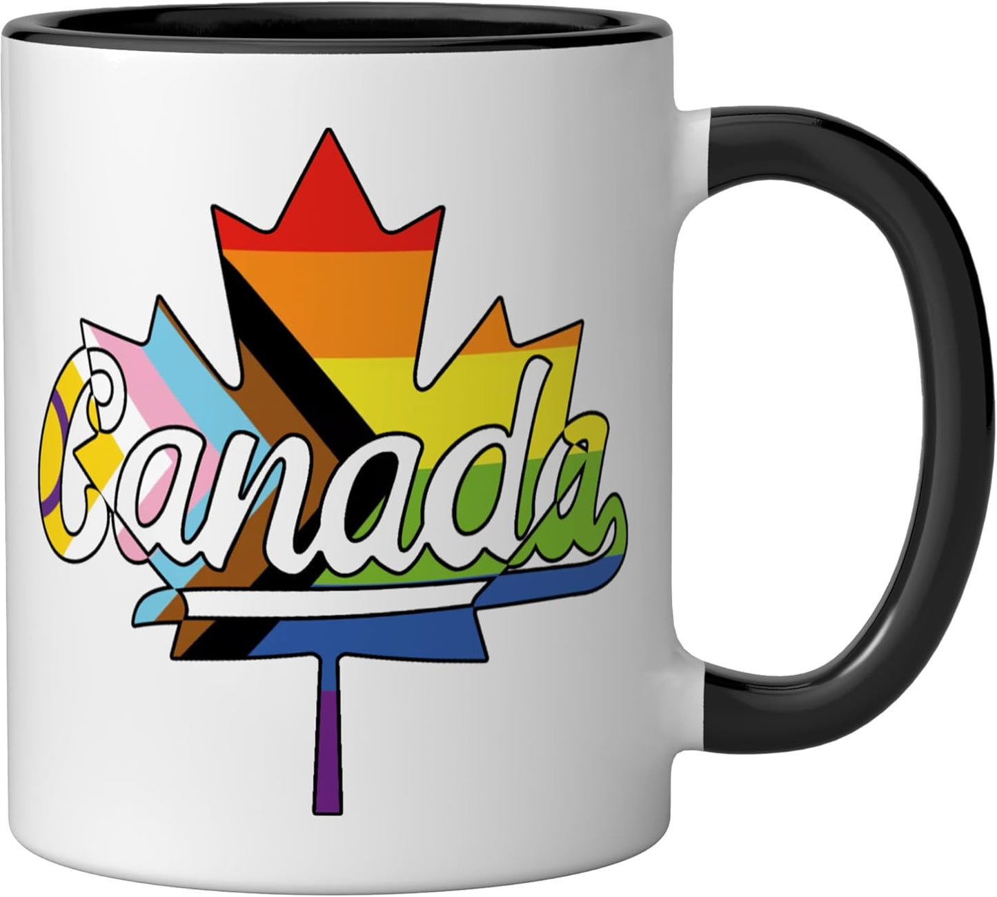 Taza Cerámica Negro/Blanco
