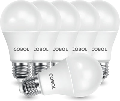 6 Pzas Bombilla LED A19 E26 2700K