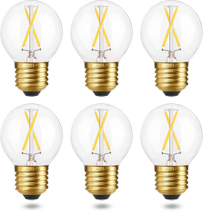 Lámpara LED E26 A15/A50 2W blanco cálido 3000K pack 6