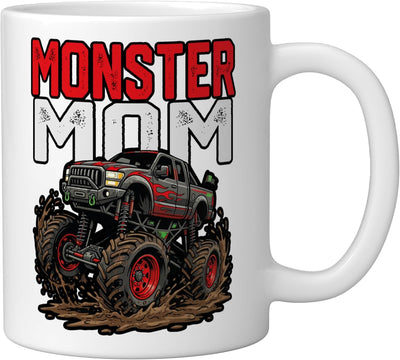 Taza Cerámica Familia Monster Mom Día de Madre