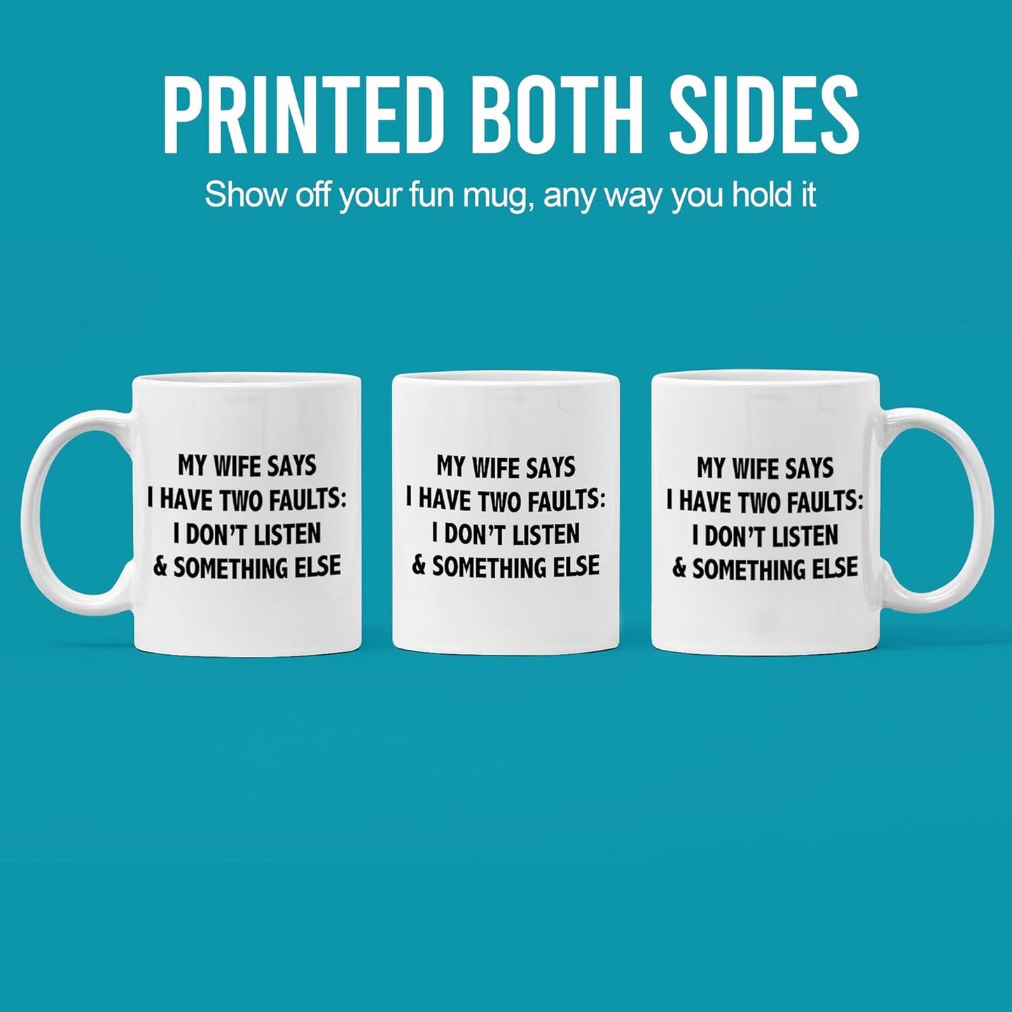 Taza de cerámica con texto en inglés para esposo, regalo sarcástico
