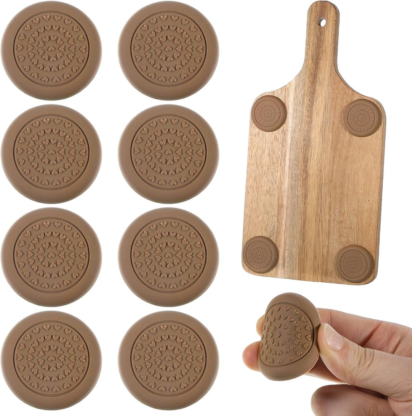 Almohadillas silicona antideslizante para tabla cortar 8ft