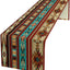 Camino mesa azteca suroeste diseño geométrico 13x36pulg