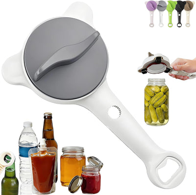 Abrelatas ajustable 4 en 1 para personas mayores con artritis