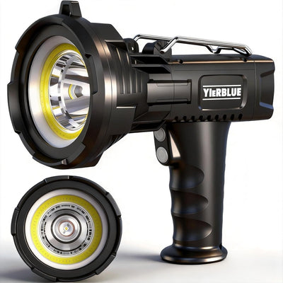 Linterna recargable IP67 con soporte plegable