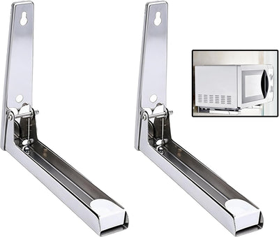 Soporte pared microondas acero almacenamiento cocina