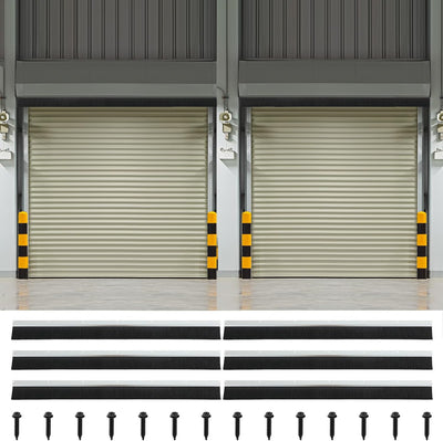 Sello cepillo garaje 3pulg 20ft resistente con riel aluminio