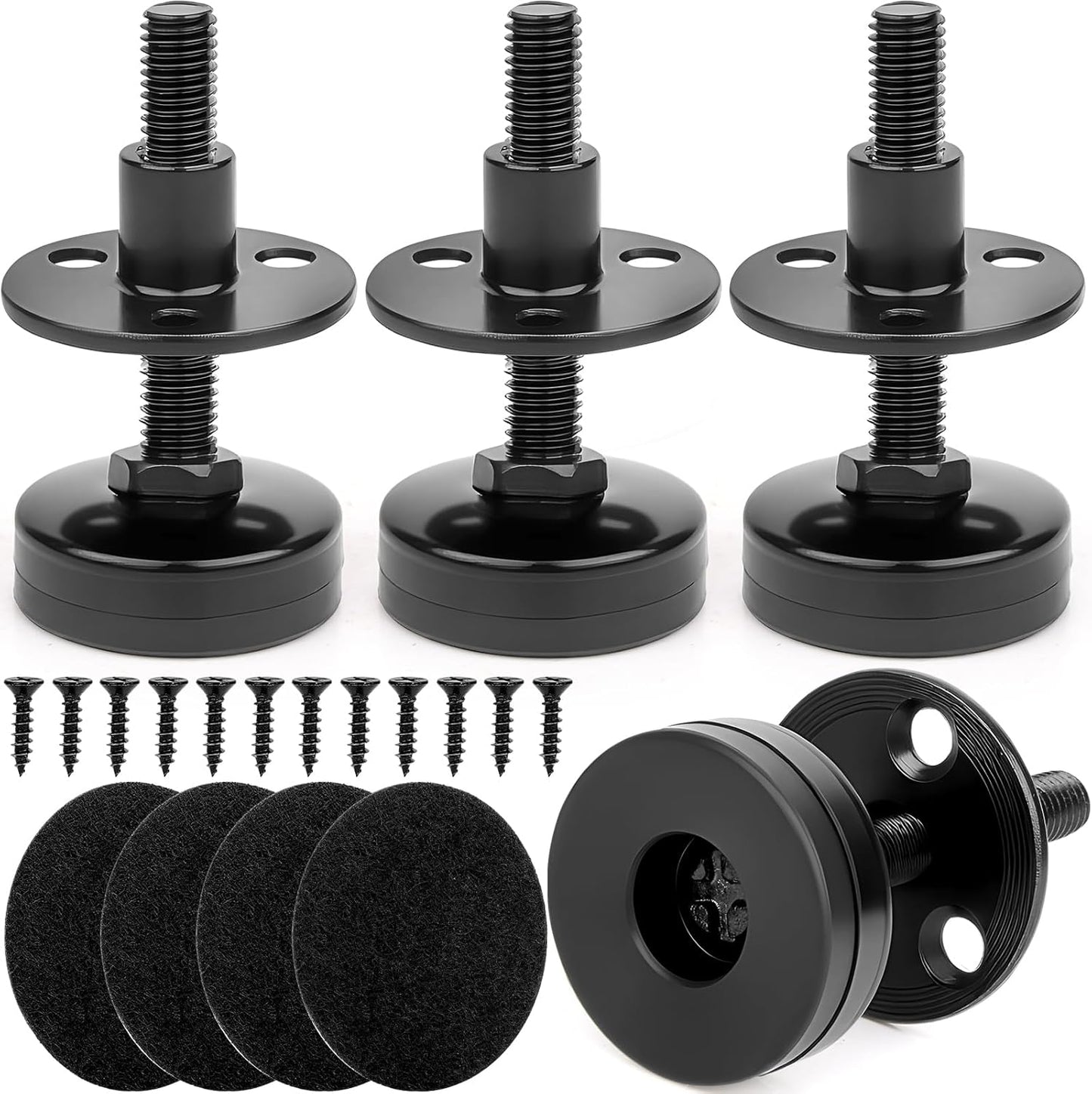 Niveladores M8 con kit tuercas T para mesa y escritorio